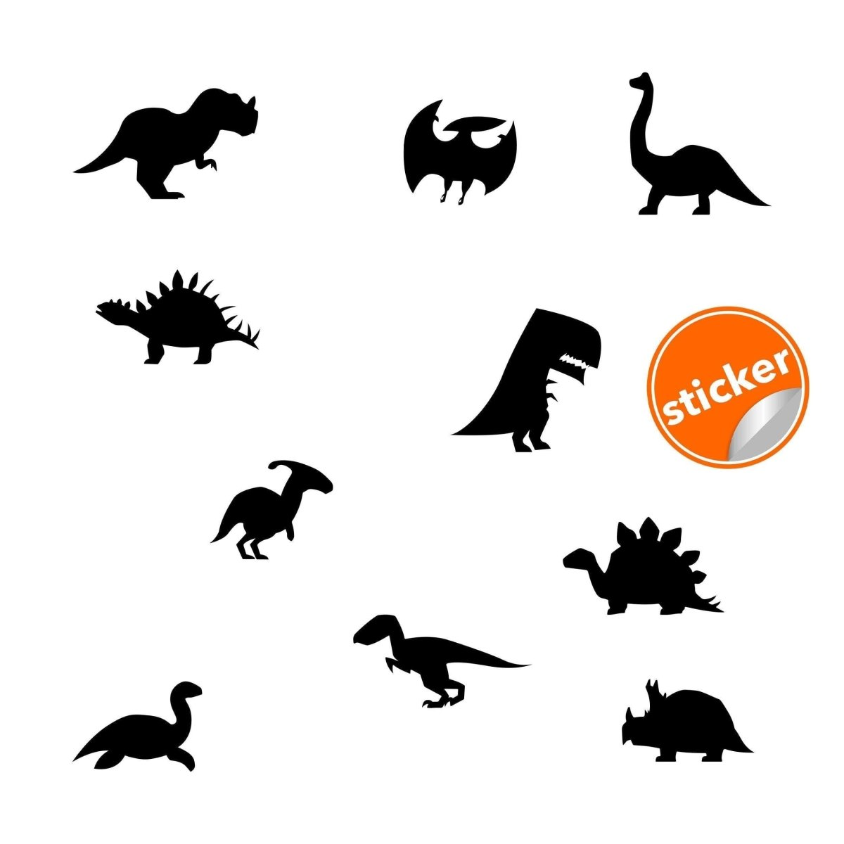 Dinosaur Dreams Wall Sticker Set, Removable Vinyl Wall Decal Collection, Goodies N Stuff