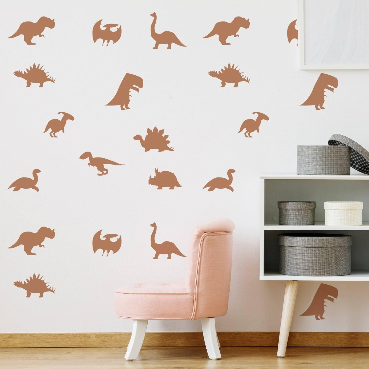 Dinosaur Dreams Wall Sticker Set, Removable Vinyl Wall Decal Collection, Goodies N Stuff