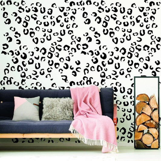 Pack of 50 Leopard Spot Animal Print Vinyl Decals - Stylish Stickers Collection, Goodies N Stuff