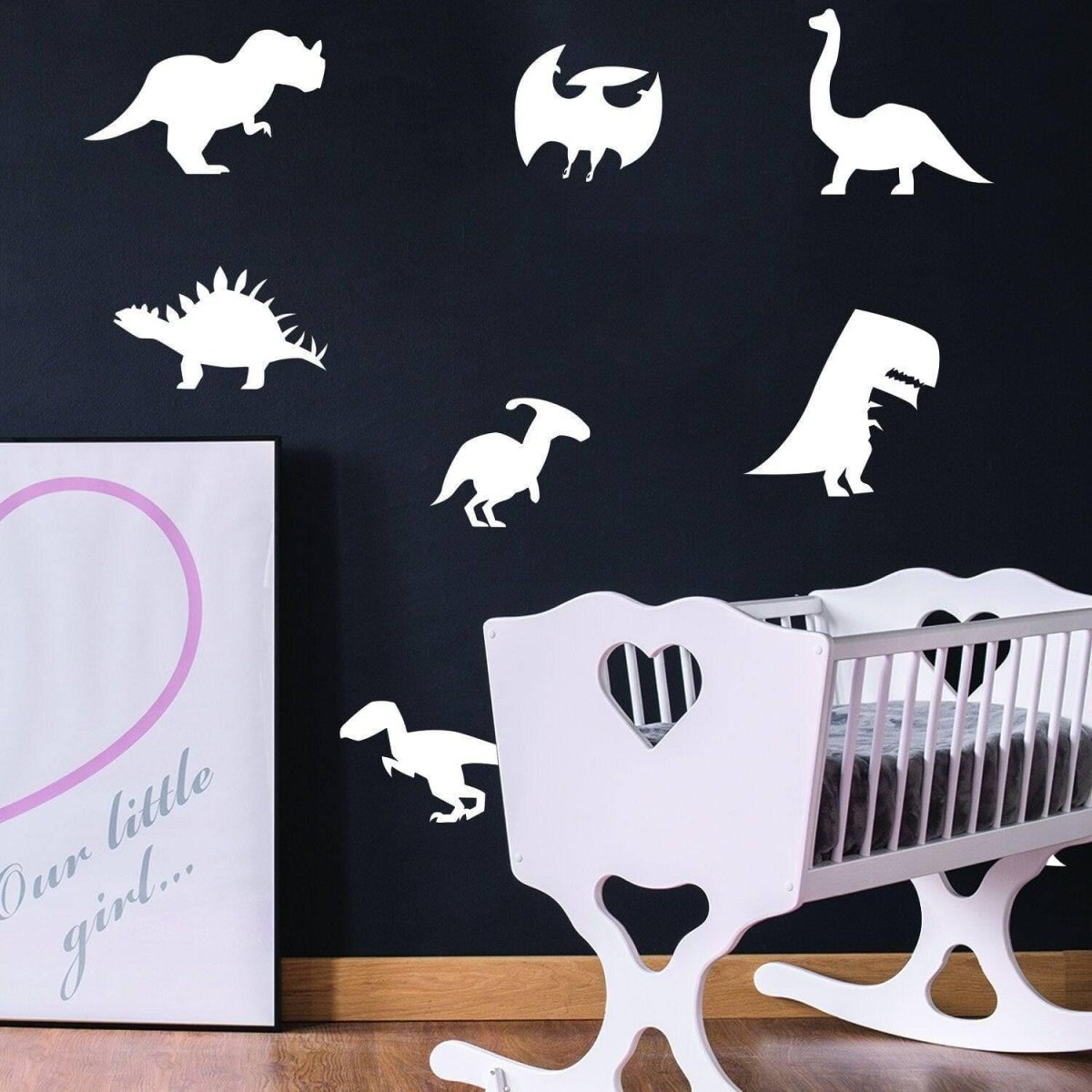 Dinosaur Wall Decals: Enchanting Glow-in-the-Dark Prehistoric Themed Stickers, Goodies N Stuff