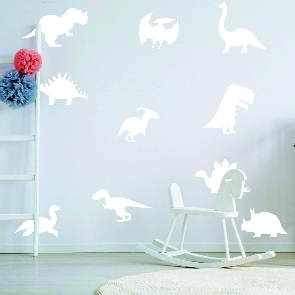 Dinosaur Wall Decals: Enchanting Glow-in-the-Dark Prehistoric Themed Stickers, Goodies N Stuff