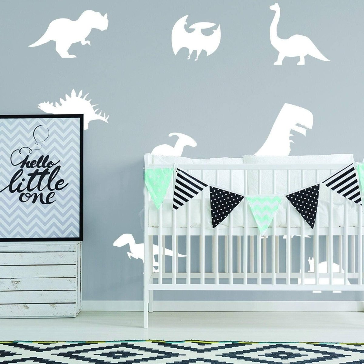 Dinosaur Wall Decals: Enchanting Glow-in-the-Dark Prehistoric Themed Stickers, Goodies N Stuff