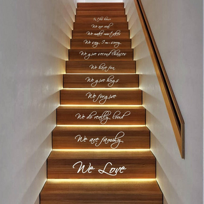 Elegant Stair Decals - Home Inspirations, Stylish Staircase Decorative Stickers, Goodies N Stuff