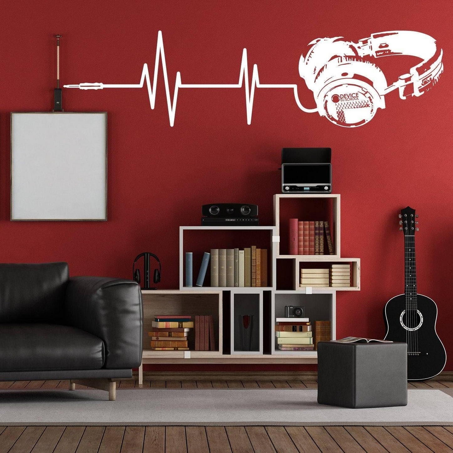 Adhesive Musical Rhythm Wall Stickers - Vinyl Music Notes Wall Decal Art, Goodies N Stuff