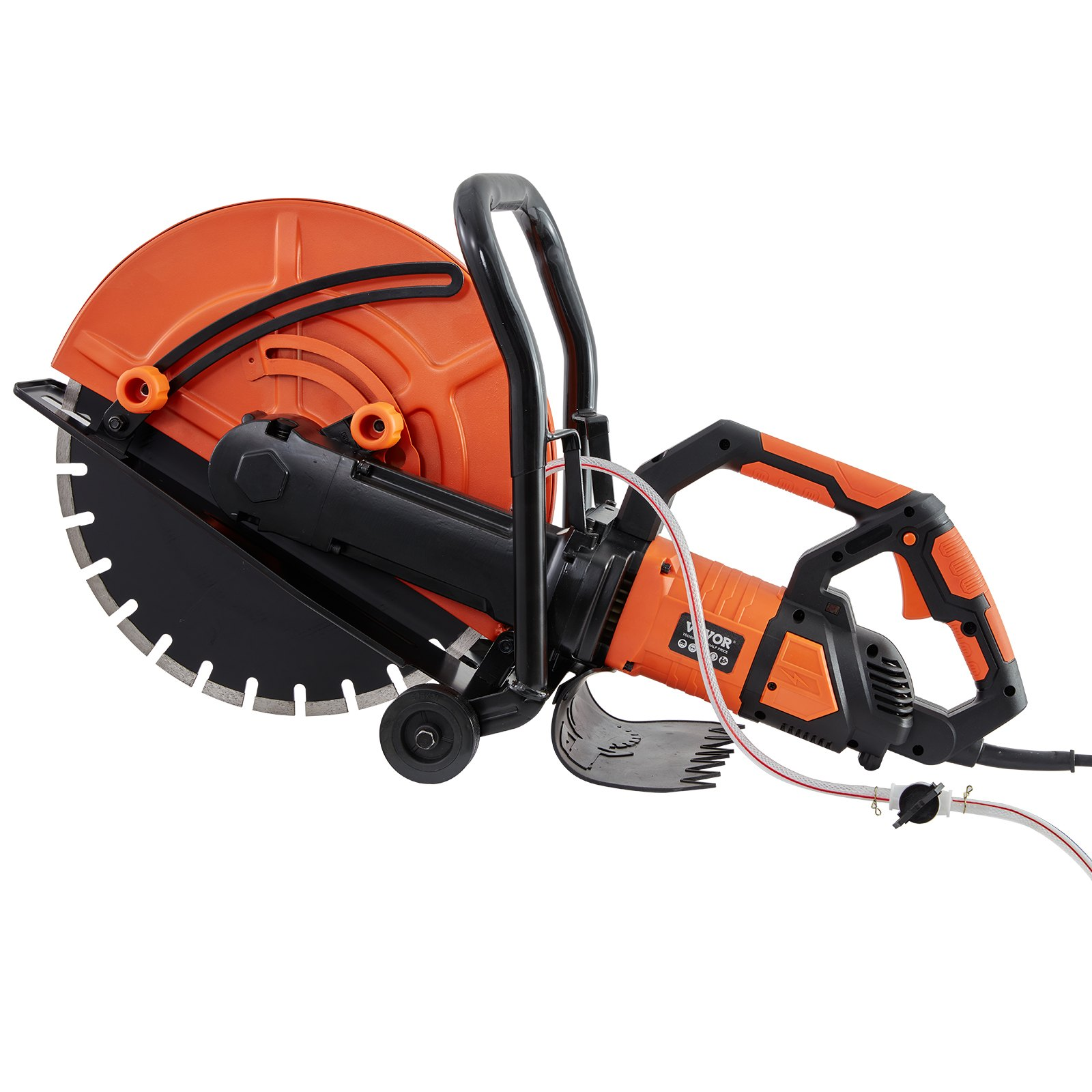 VEVOR Electric Concrete Saw, 16 in, 3200 W 15 A Motor Circular Saw Cutter with Max. 6 in Adjustable Cutting Depth, Wet Disk Saw Cutter Includes Water Line, Pump and Blade, for Stone, Brick, Goodies N Stuff