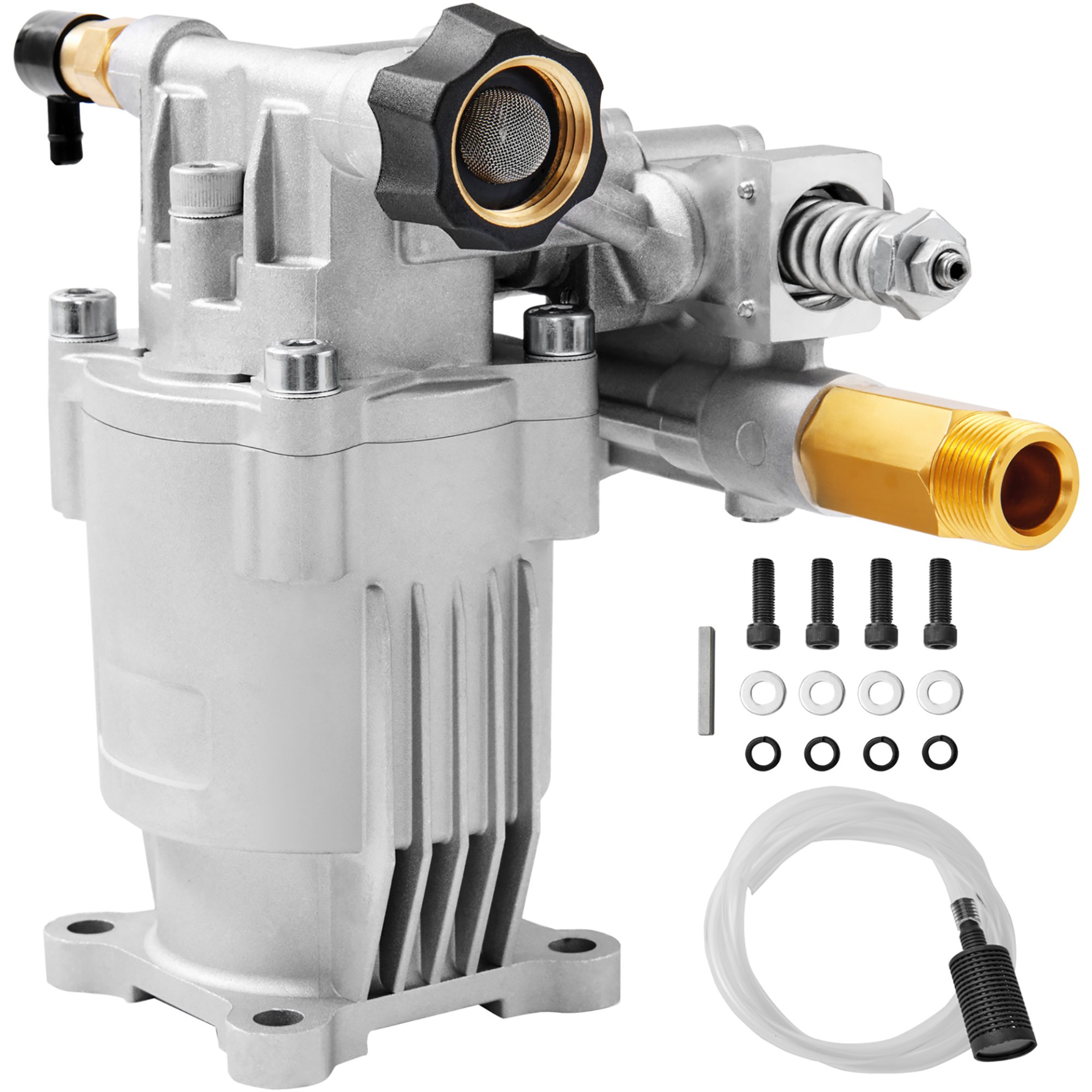 VEVOR Pressure Washer Pump, 3/4" Shaft Horizontal, 3400 PSI, 2.5 GPM, Replacement Power Washer Pumps Kit, Parts Washer Pump, Compatible with Honda, Simpson, RYOBI, Briggs & Stratton, Subaru, Craftsman, Goodies N Stuff