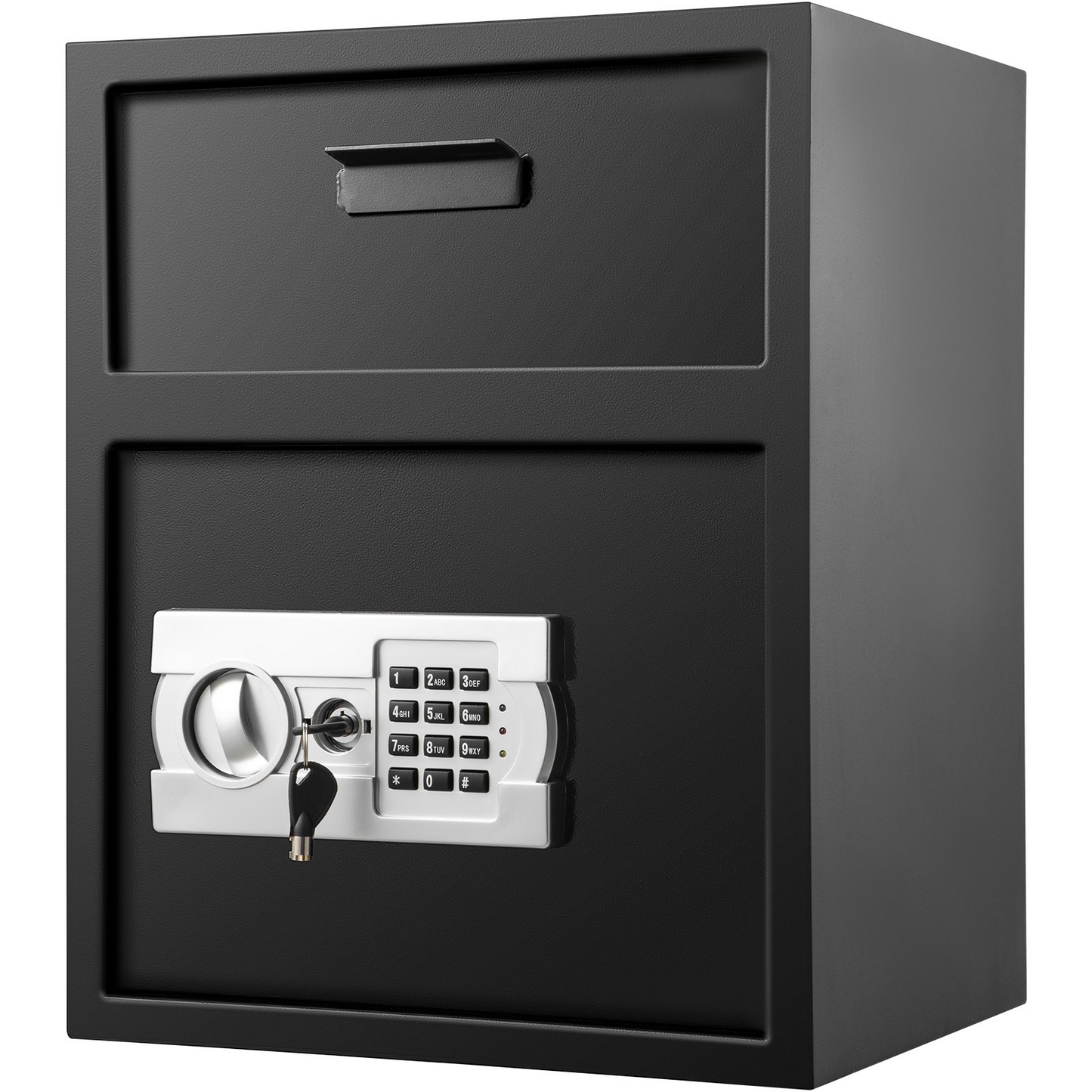 VEVOR Digital Depository Safe 1.7 Cubic Feet Made of Carbon Steel Electronic Code Lock Depository Safe with Deposit Slot with Two Emergency Keys Depository Box for Home Hotel Restaurant and Office, Goodies N Stuff