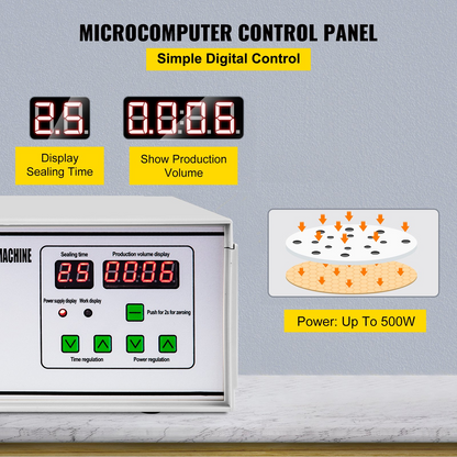 VEVOR Induction Sealer, 20mm-100mm 110V Induction Bottle Sealing Machine, Induction Sealing Machine, White Bottle Cap Sealing Machine for Bottles, Goodies N Stuff