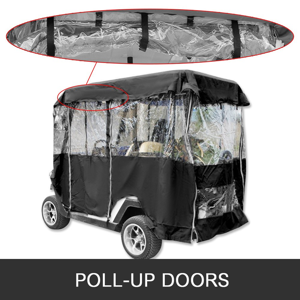 VEVOR Golf Cart Enclosure, 4-Person Golf Cart Cover, 4-Sided Fairway Deluxe, Goodies N Stuff