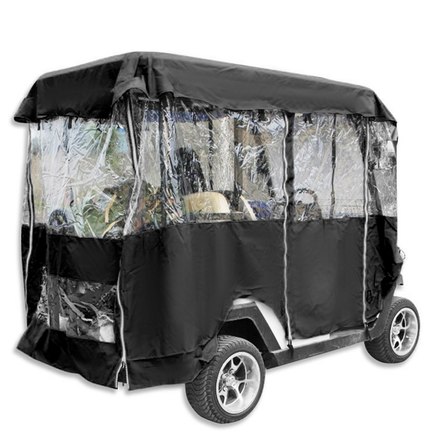 VEVOR Golf Cart Enclosure, 4-Person Golf Cart Cover, 4-Sided Fairway Deluxe, Goodies N Stuff