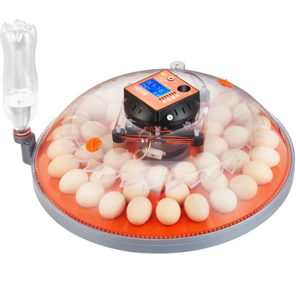 VEVOR 48 Egg Incubator, Incubators for Hatching Eggs, 360° Automatic Egg Turner with Temperature and Humidity Display, 48 Eggs Poultry Hatcher with ABS Transparent Shell for Chicken, Duck, Quail, Goodies N Stuff