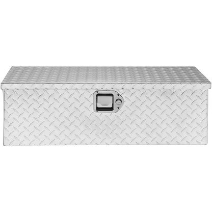 VEVOR Heavy Duty Aluminum Truck Bed Tool Box, Diamond Plate Tool Box with Side Handle and Lock Keys, Storage Tool Box Chest Box Organizer for Pickup, Truck Bed, RV, Trailer, 30"x13"x9.6", Silver, Goodies N Stuff