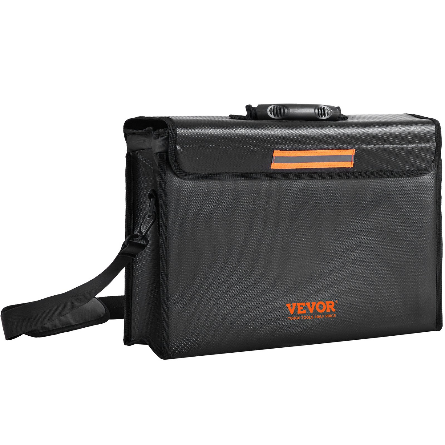 VEVOR Fireproof Document Box, Fireproof Document Bag  2000℉, 3-layer Folding Fireproof and Waterproof File Box 15.35x12.4x13.98 inch with Zipper, for Money, Documents, Jewelry and Passport, Goodies N Stuff