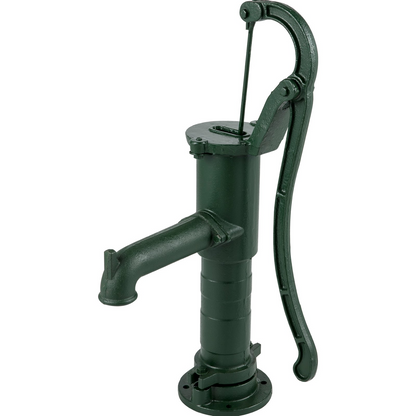 VEVOR Antique Hand Water Pump 14.6 x 5.9 x 26 inch Pitcher Pump w/Handle Cast Iron Well Pump w/ Pre-set 0.5" Holes for Easy Installation Old Fashion Pitcher Hand Pump for Home Yard Ponds Garden Green, Goodies N Stuff