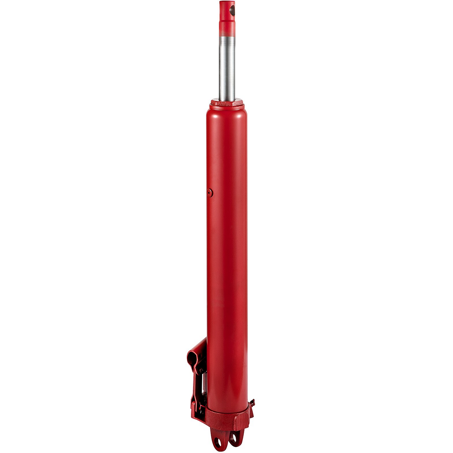 VEVOR Hydraulic Long Ram Jack, 3 Tons/6600 lbs Capacity, with Single Piston Pump and Clevis Base, Manual Cherry Picker w/Handle, for Garage/Shop Cranes, Engine Lift Hoist, Red, Goodies N Stuff