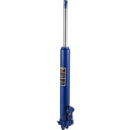 VEVOR Hydraulic Long Ram Jack, 8 Tons/17363 lbs Capacity, with Single Piston Pump and Clevis Base, Manual Cherry Picker w/Handle, for Garage/Shop Cranes, Engine Lift Hoist, Blue, Goodies N Stuff