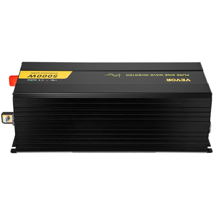 VEVOR Pure Sine Wave Inverter, 5000 Watt, Power Inverter, DC 12V to AC 120V Car Inverter, with LCD Display, USB Port and Remote Controller, Power Converter for Car RV Truck Solar System Travel Camping, Goodies N Stuff