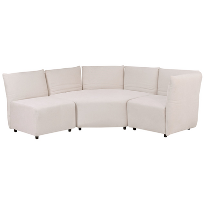 Stylish Sofa Set with Polyester Upholstery with Adjustable Back with Free Combination for Living Room, Goodies N Stuff