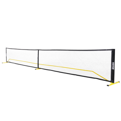 VEVOR Portable Pickleball Net System - 22FT Regulation Size Net, Weather Resistant Metal Frame & Strong PE Net, Goodies N Stuff