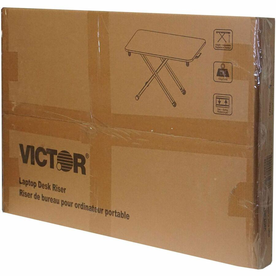 Victor Laptop Desk Riser - 28.7" Width x 18.5" Depth - Desk - Black, Goodies N Stuff