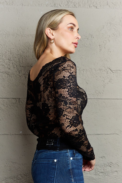 Ninexis Be Kind Off The Shoulder Lace Top, Goodies N Stuff