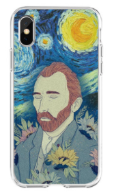 Starry Night Vincent Van Gogh Case for iPhone - Fashion Design, High Quality, Full Protection, Goodies N Stuff