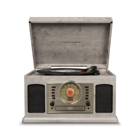 Mcqueen 8-In-1 Record Player In Gray, Goodies N Stuff