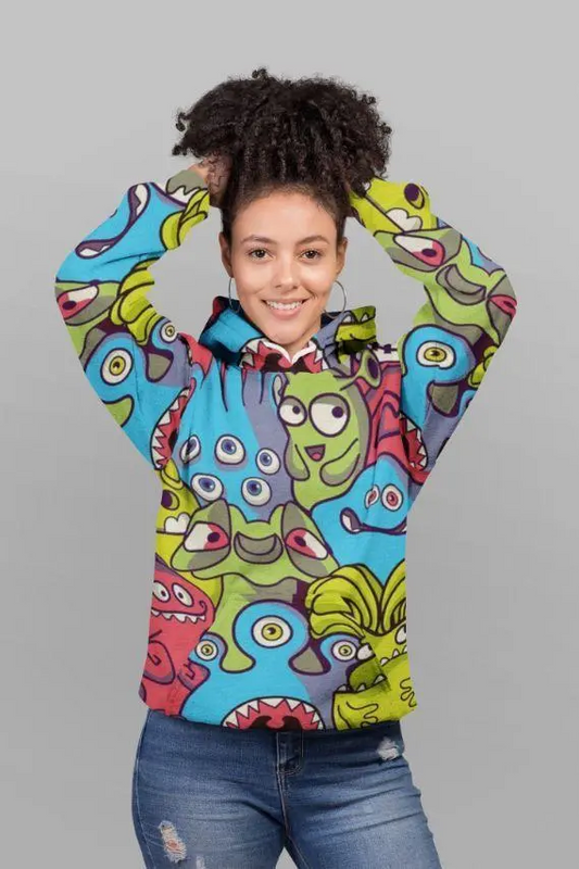 Abstract Pattern (27) UNISEX Sublimation Hoodie | Vibrant Full Color Print, Goodies N Stuff