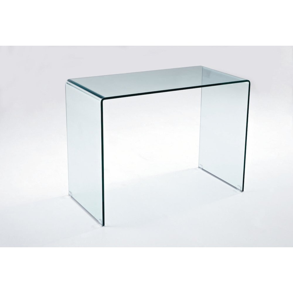 Tempered Glass Computer Desk | Sleek and Functional | Free Shipping, Goodies N Stuff