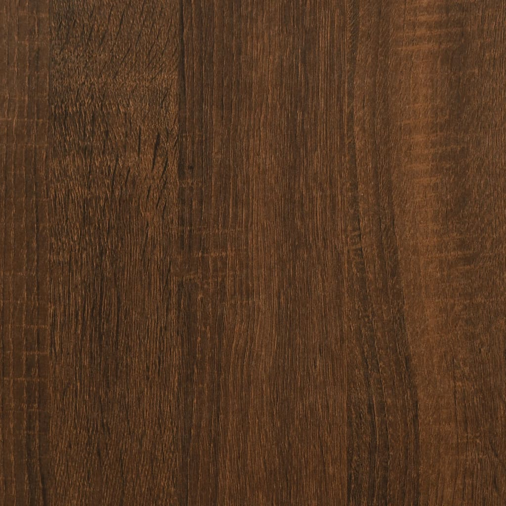 vidaXL Bookcase 6-Tier Brown Oak 31.5"x11.8"x74" Engineered Wood, Goodies N Stuff