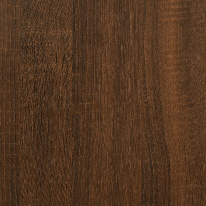 vidaXL Bookcase 6-Tier Brown Oak 31.5"x11.8"x74" Engineered Wood, Goodies N Stuff