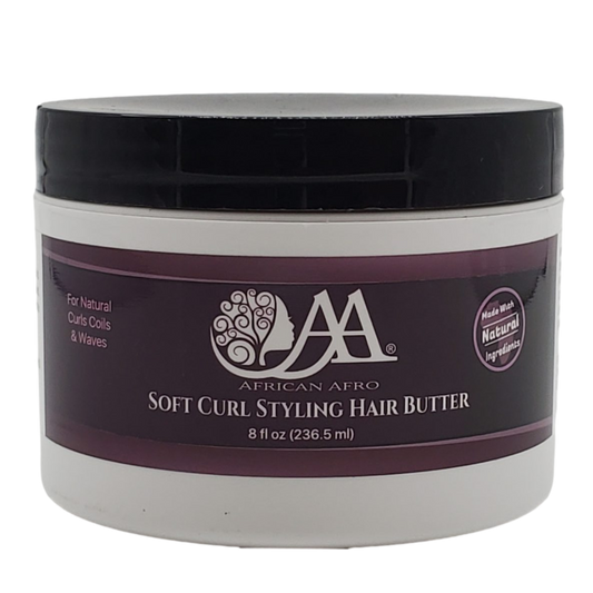 Moisturizing Soft Curl Styling Hair Butter | with Shea Butter, Goodies N Stuff