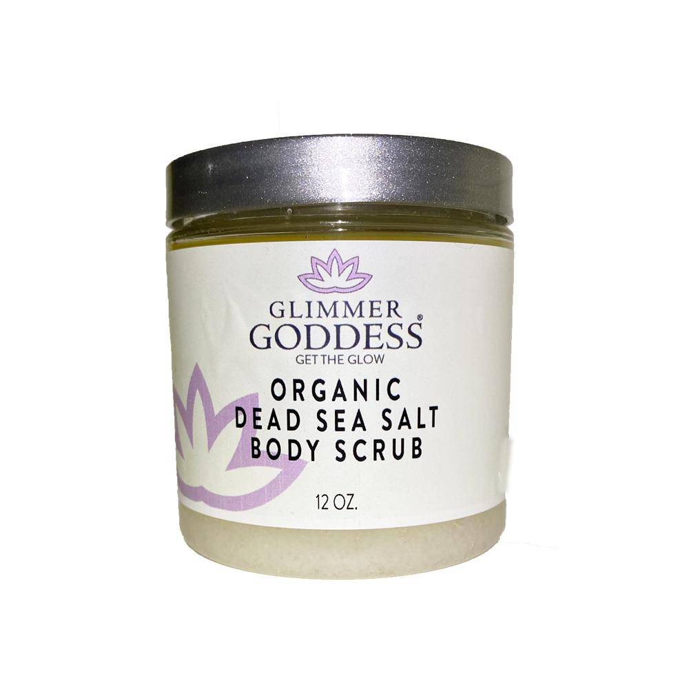 Organic Body Scrub with Dead Sea Salt & Shea Butter - Nourish Your Skin Naturally, Goodies N Stuff