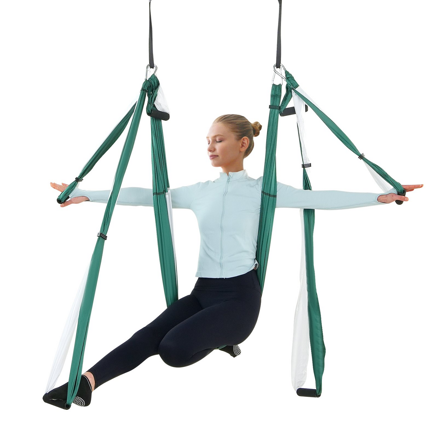 VEVOR Aerial Yoga Swing Set - Yoga Hammock Hanging Swing for Inversion and Aerial Yoga, Goodies N Stuff