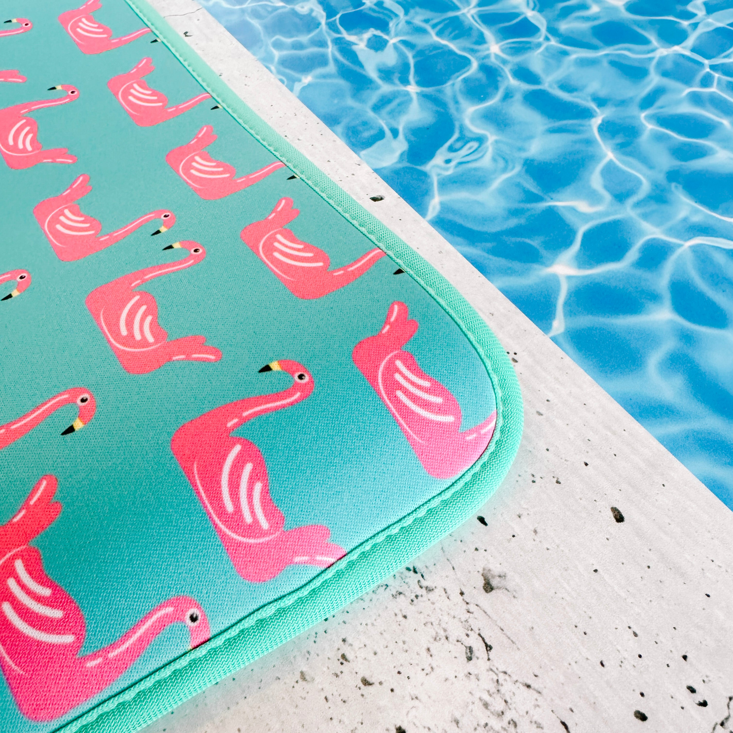 Flamingo Floats Poolside Seating Mat, Goodies N Stuff