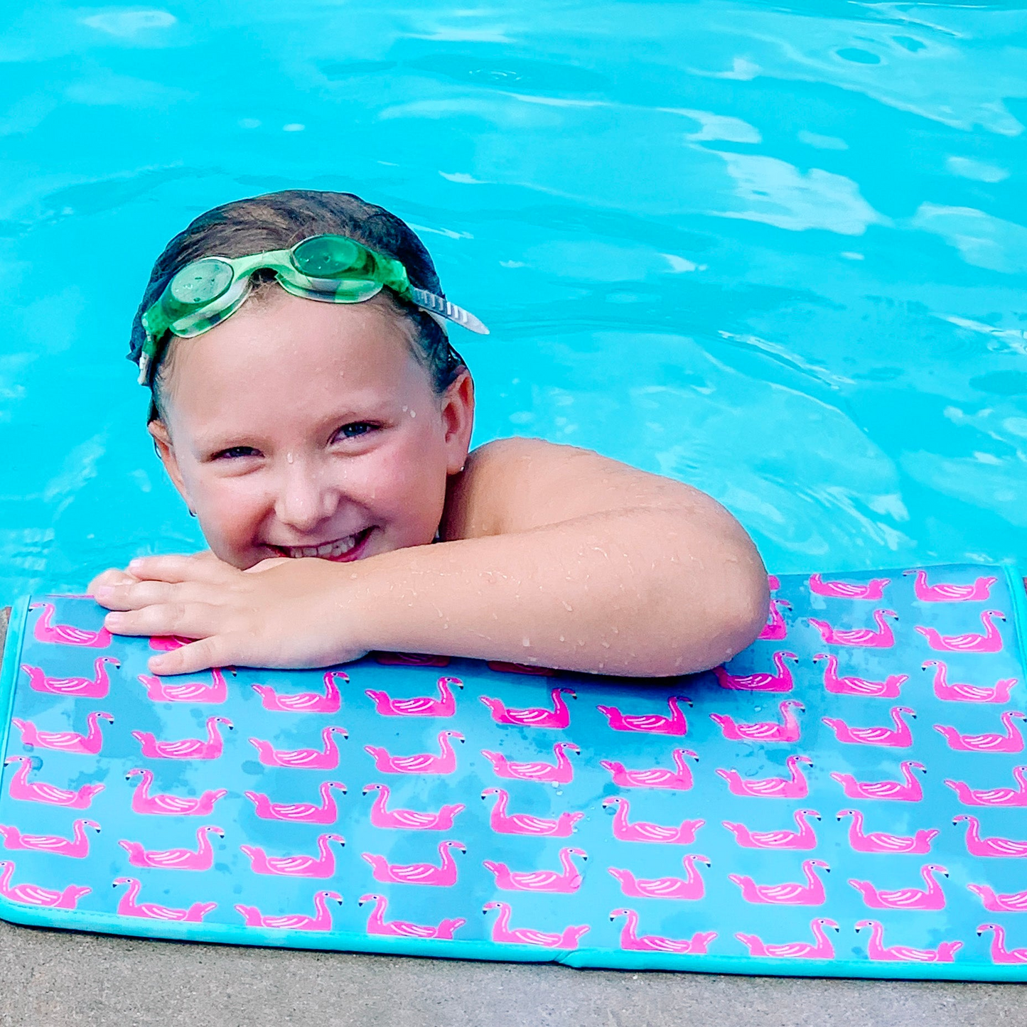 Flamingo Floats Poolside Seating Mat, Goodies N Stuff