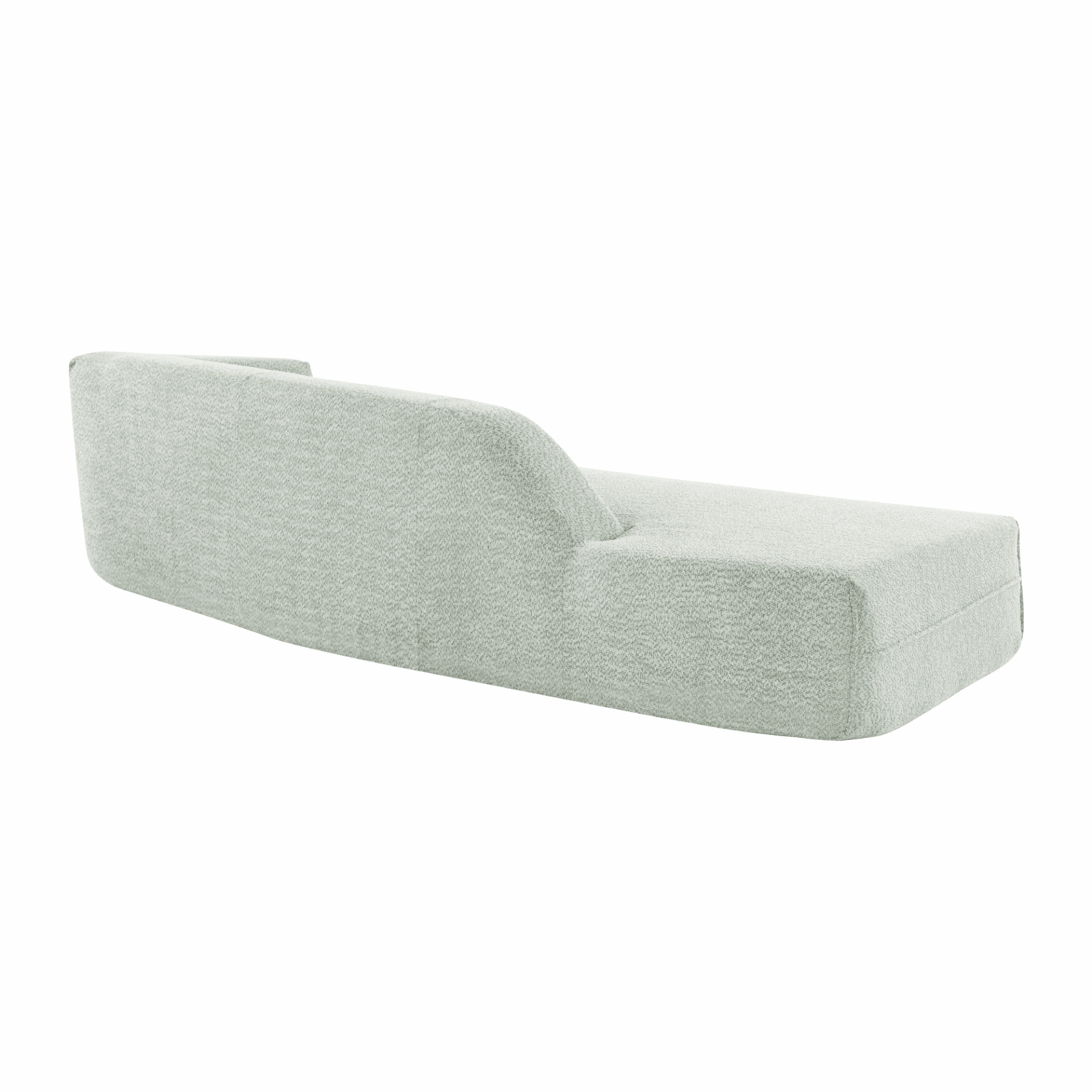 109.4" Curved Chaise Lounge Modern Indoor Sofa Couch for Living Room, Green, Goodies N Stuff
