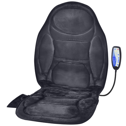 VEVOR Massage Seat Cushion with Heat, 6 Vibration Motors Seat Massage Pad, Vibrating Massage Chair Mat with 5 Mode & 4 Intensities, 2 Heating Pads for Home Office, Fatigue Stress Relief for Back, Hips, Goodies N Stuff