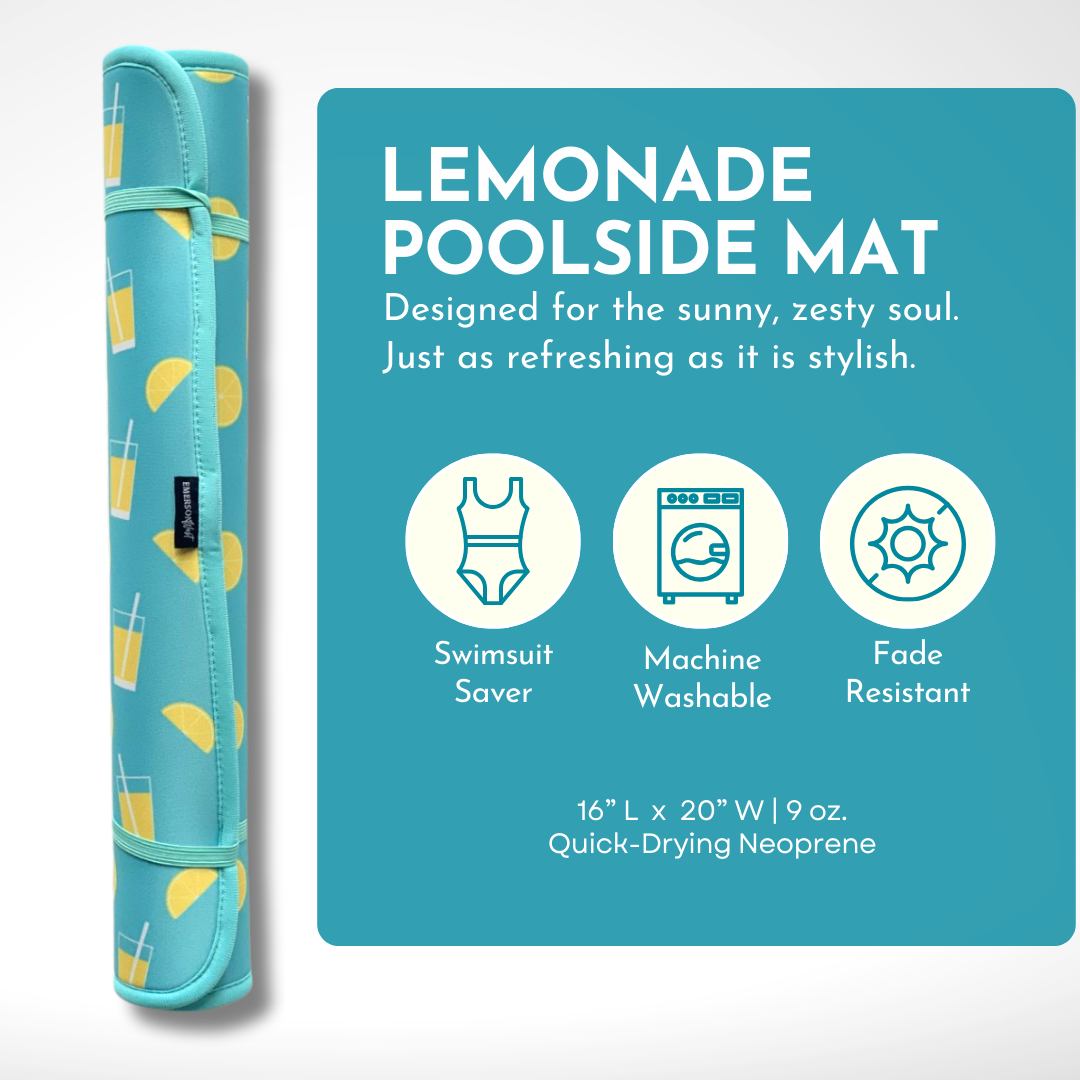 Lemonade Poolside Seating Mat, Goodies N Stuff