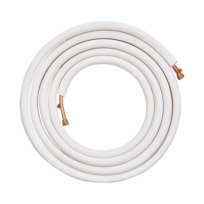 VEVOR 25FT Mini Split Line Set, 3/8" & 5/8" O.D Copper Pipes Tubing and Triple-Layer Insulation, for Mini Split Air Conditioning Refrigerant or Heating Pump Equipment & HVAC with Wrapping Strips., Goodies N Stuff