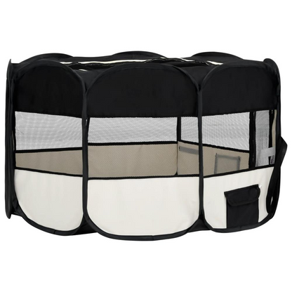 Foldable Dog Playpen with Carrying Bag - Convenient and Versatile Play Area for Dogs, Goodies N Stuff