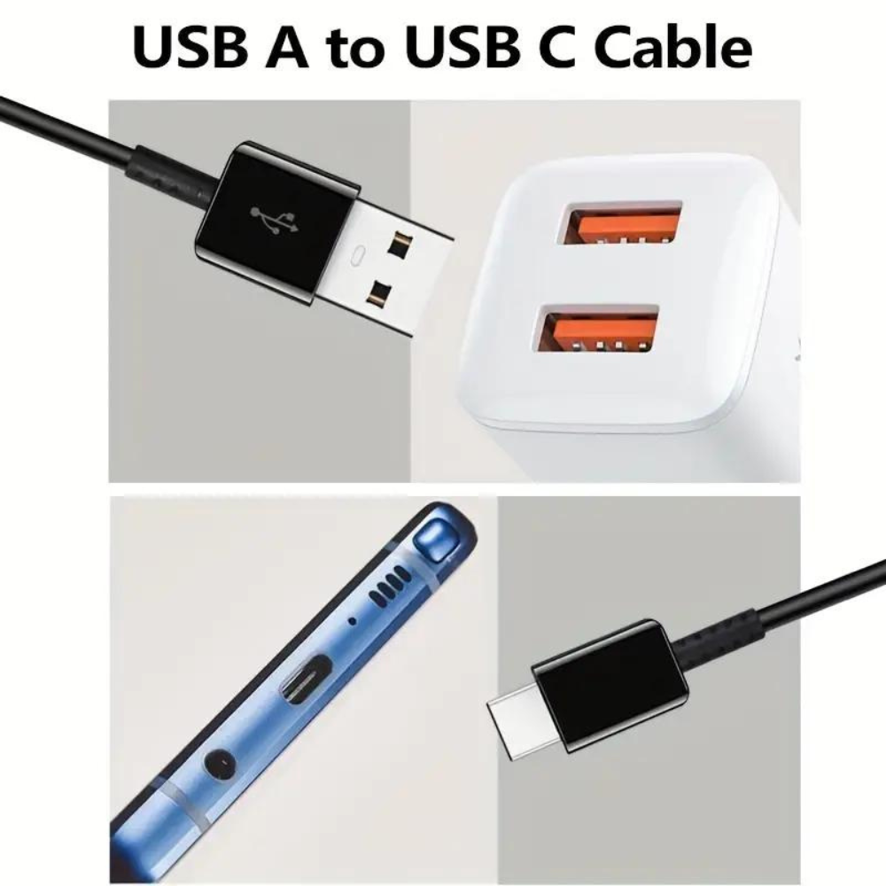 USB Type-C 3/6/10 FT Cable Cord Compatible with PS5 Controller, Goodies N Stuff