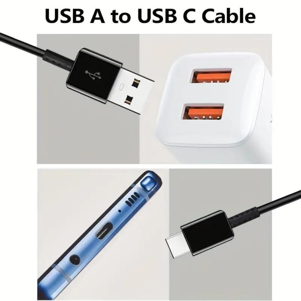 2-PACK USB-C Charging Cable, Goodies N Stuff