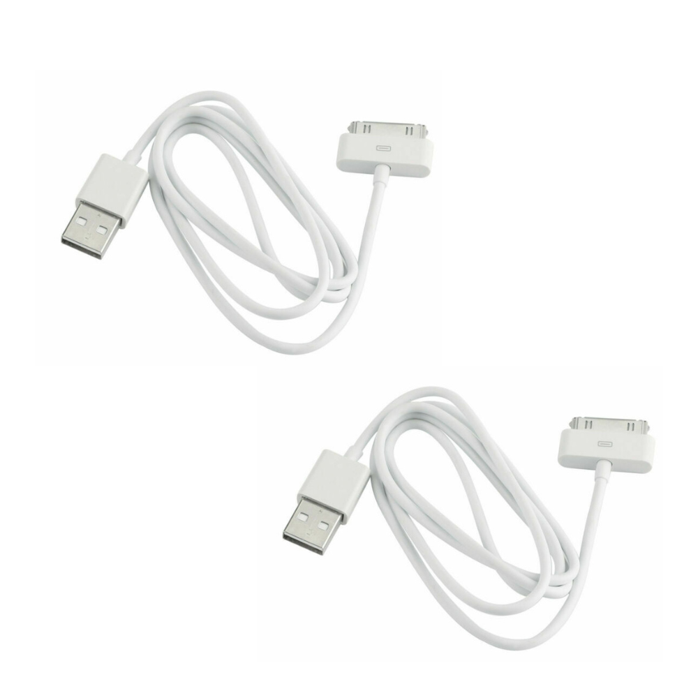 2pcs 3ft/6ft 30-Pin USB Charger Data Sync Cable Cord For iPod Classic Nano Touch, Goodies N Stuff