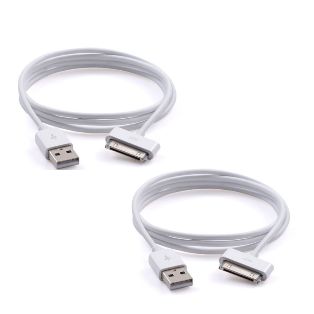 3Ft/6Ft 30-pin USB Charger Cable Cord Compatible to charge iPhone 4 4S iPod 4th, Goodies N Stuff