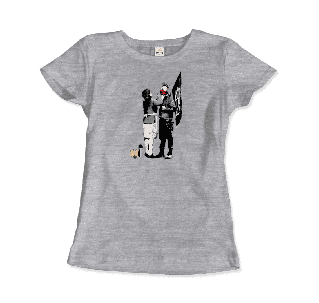 Banksy Anarchist Punk And His Mother Artwork T-Shirt, Goodies N Stuff