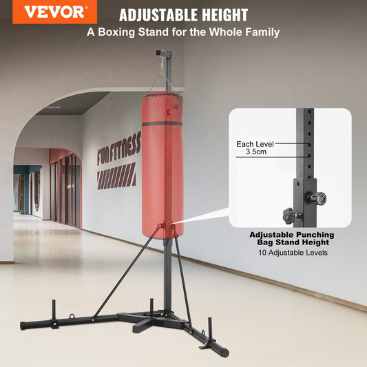VEVOR Punching Bag Stand - Heavy Duty Steel Workout Training Equipment, Goodies N Stuff