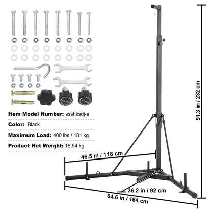 VEVOR Punching Bag Stand - Heavy Duty Steel Workout Training Equipment, Goodies N Stuff