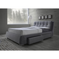 Fenbrook California King Tufted Upholstered Storage Bed Grey, Goodies N Stuff