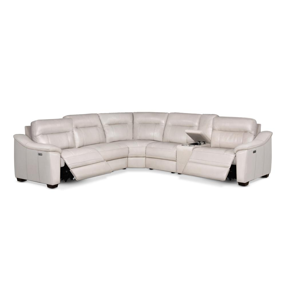 Casa Power Reclining Sectional Ivory, Goodies N Stuff